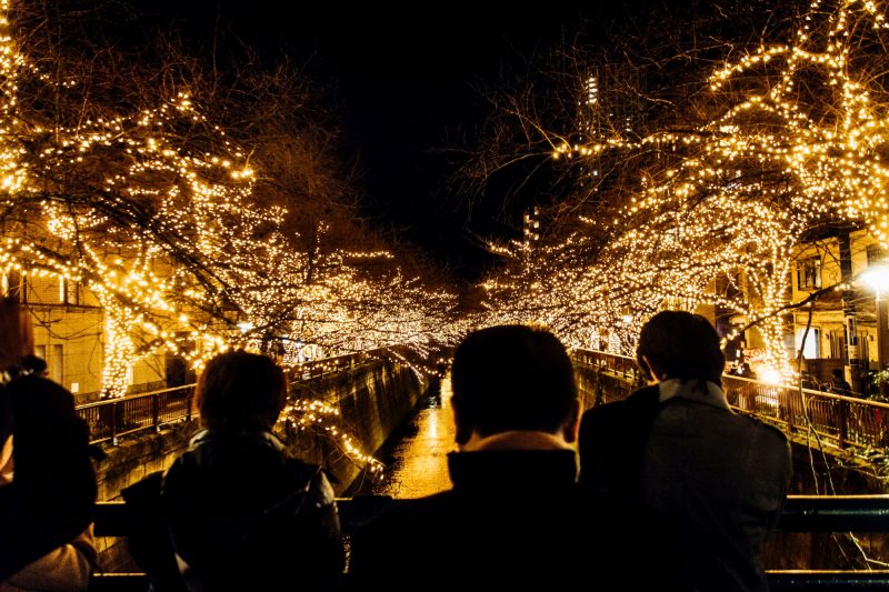 写真で振り返り！神々しい金の目黒川「クリスマスイルミネーション 中目黒 2016」Nakameguro 青の洞窟中止の末、2016年にゴールドで復活