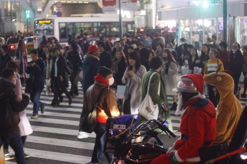2017年クリスマスイブの渋谷の写真。2015/2016年の渋谷クリスマス写真振り返りも