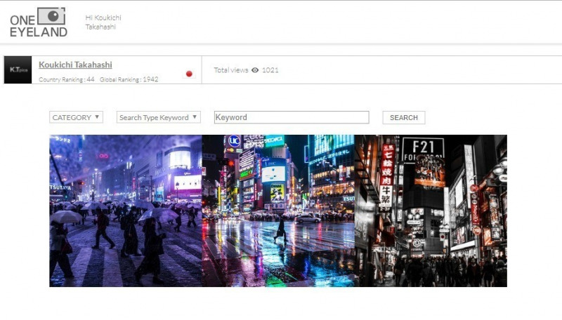 ONE EYELAND掲載！From My Umbrella 雪の渋谷スクランブル交差点が審査通過