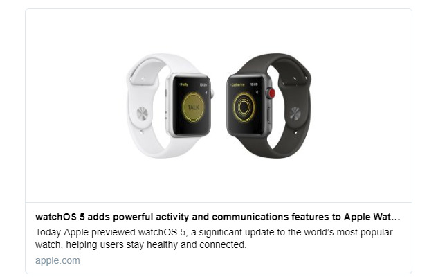 アップルウォッチ watchOS 5 強力なアクティビティとコミュニケーション機能を追加！AppleApple Watch最新情報