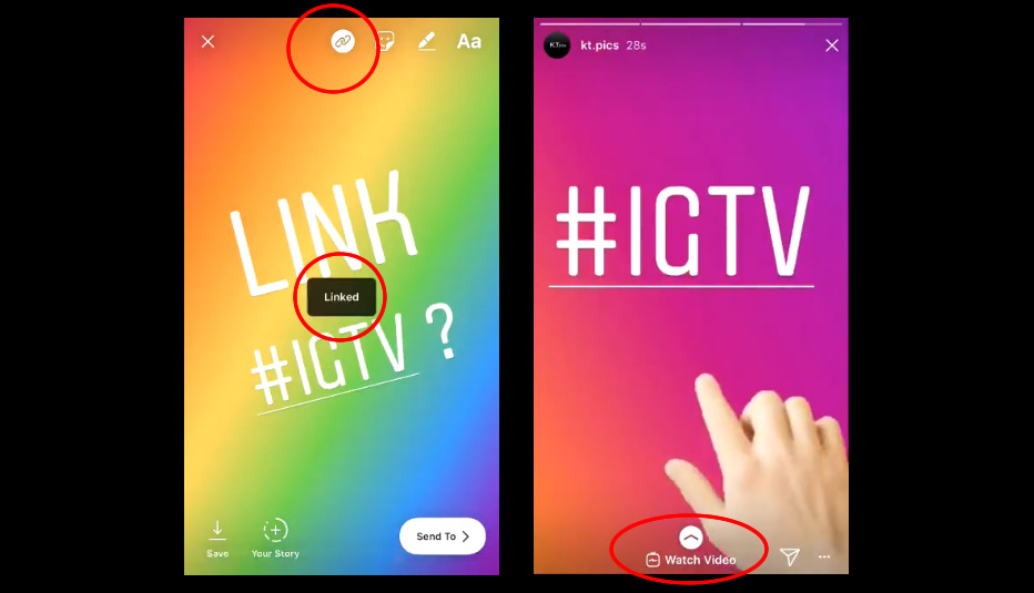 インスタグラム ストーリーズからIGTVにリンク設置が可能に！Instagram新機能最新情報2018