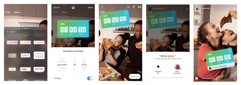 Instagram launches new sticker “Countdown” for stories!you can set timer your favorite day and time!Instagram story new stickers/new features latest news 2018-2019