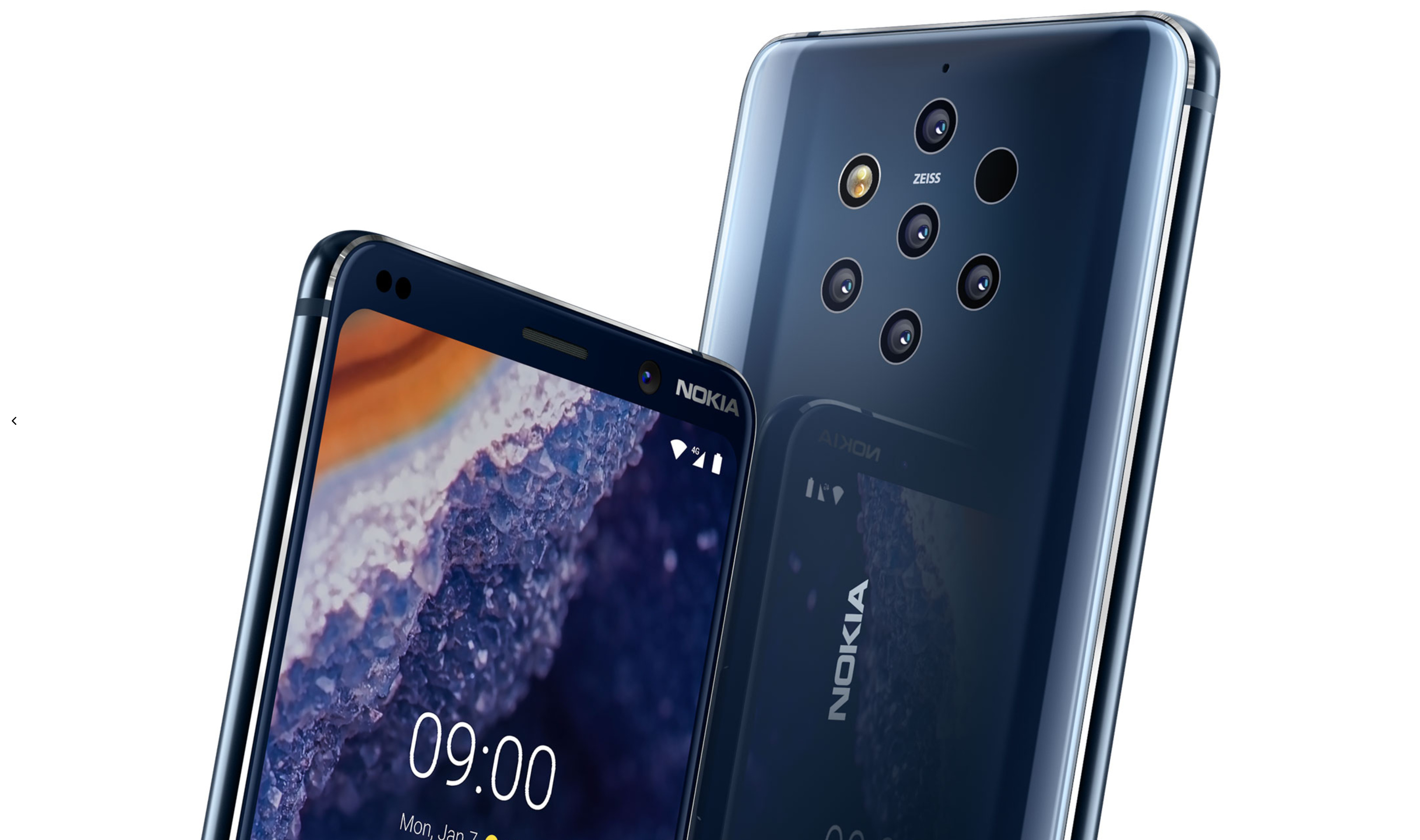 Simフリー海外製5眼スマホ(5カメラ)Nokia 9 PureView発表！RAW撮影可、7万円台3月発売予定！The Verge実機動画レビュー公開！新型スマホ/新製品最新情報2019