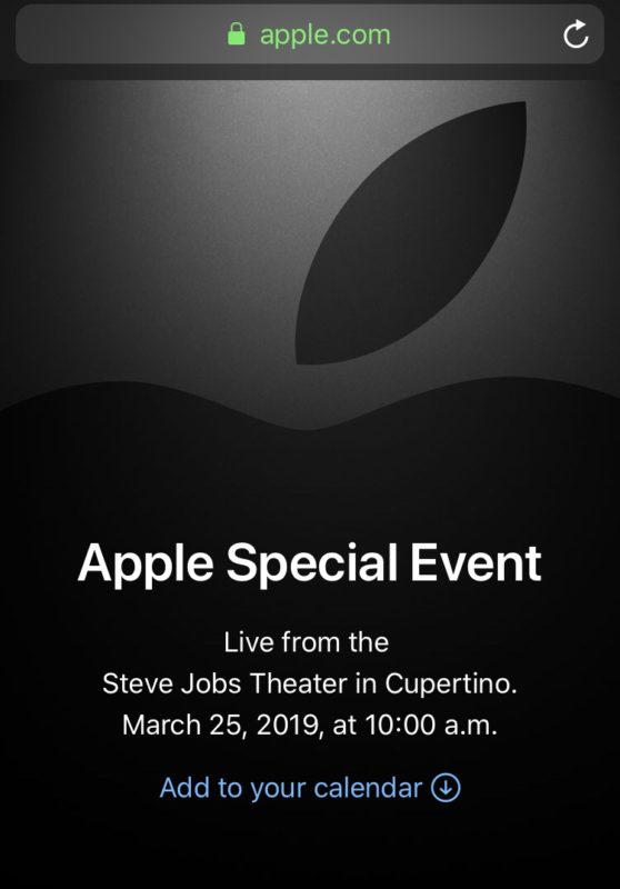 Appple announces “Special Event at March 25”!New iPad/Subscription news service?Apple latest news 2019