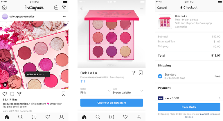 インスタ払いに動き。米一部ブランドで商品サイズや色選択可能に、アプリ内支払いまで完結、出荷/配送通知も！Instagramショッピング新機能・アップデート最新情報2019