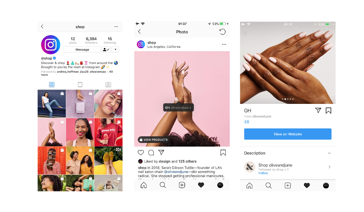 Instagram created @shop as new official account!Instagram latest news 2019