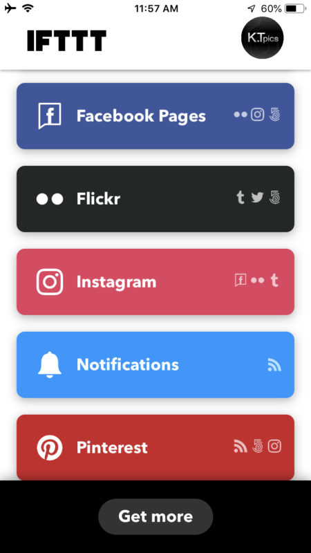 IFTTT(イフト)アプリ内のUI:UXも変更！