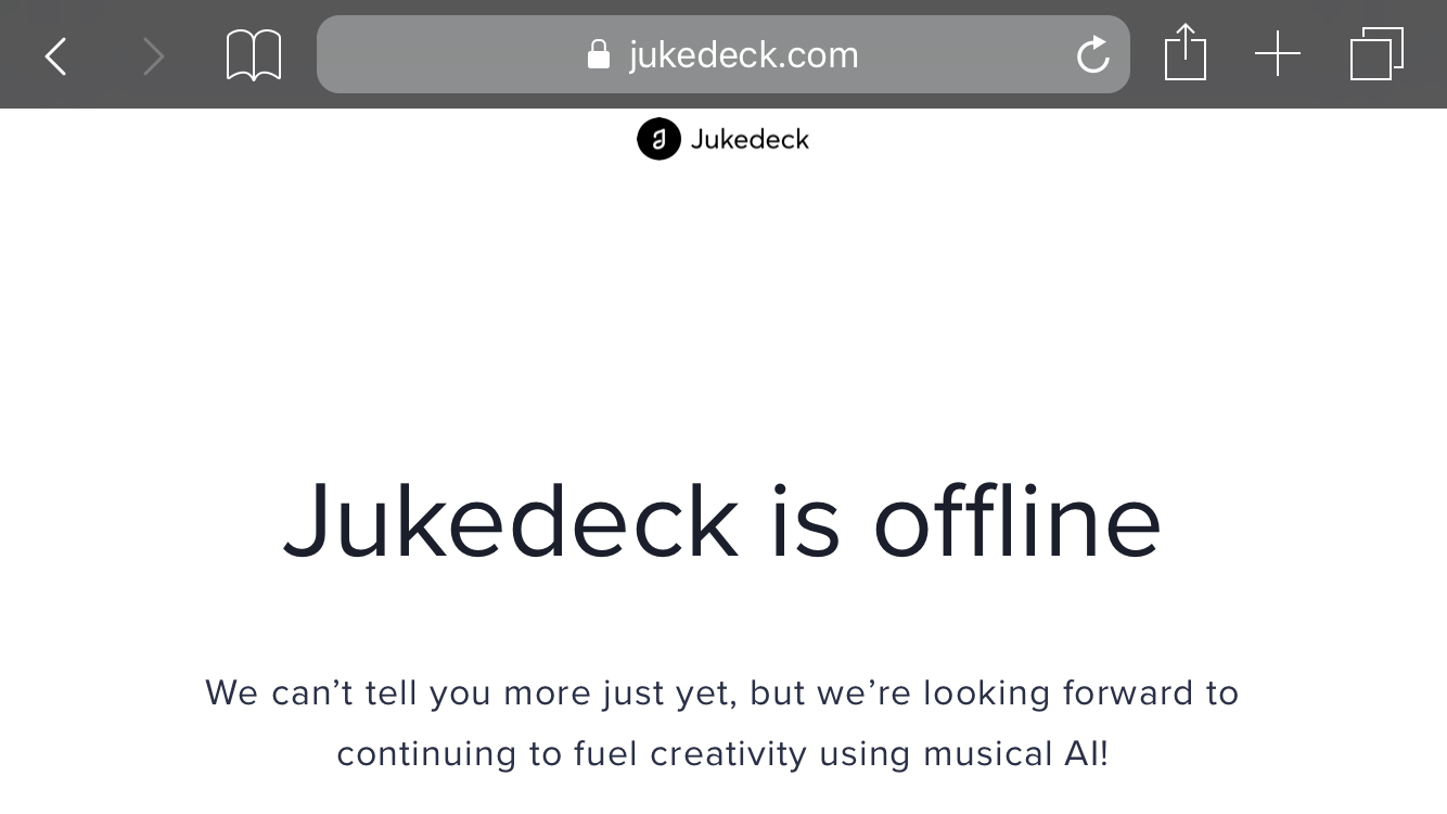 TikTokのバイトダンスが「AIで音楽作成アプリ:Jukebox」のスタートアップJukedeckを買収？ByteDance/アプリ最新情報2019年7月