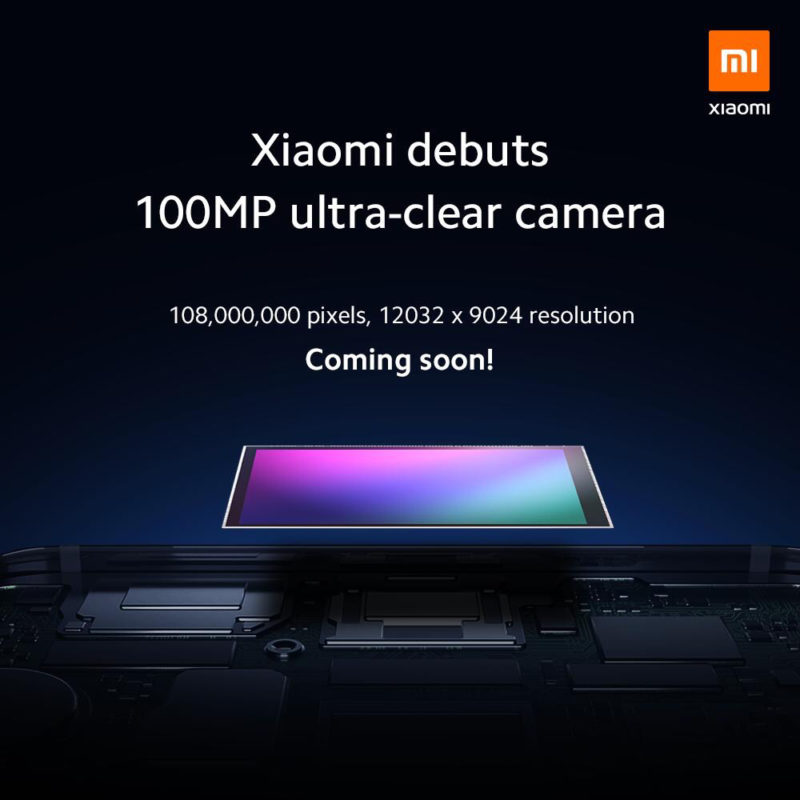 シャオミ(Xiaomi)スマホに1億画素イメージセンサー搭載!動画6k 30fps。サムスン開発。スマートフォン最新情報2019年8月