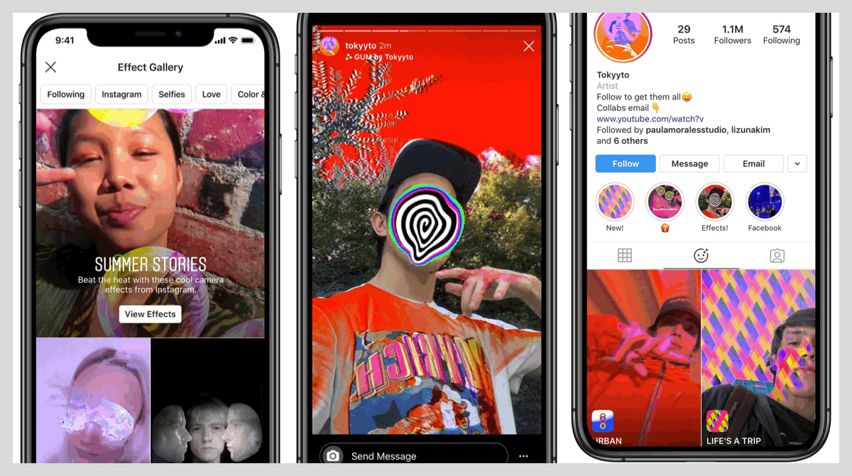 You can make original AR Effects for Instagram Stories!Spark AR public bata test started!Facebook/Instagram latest news Aug 2019