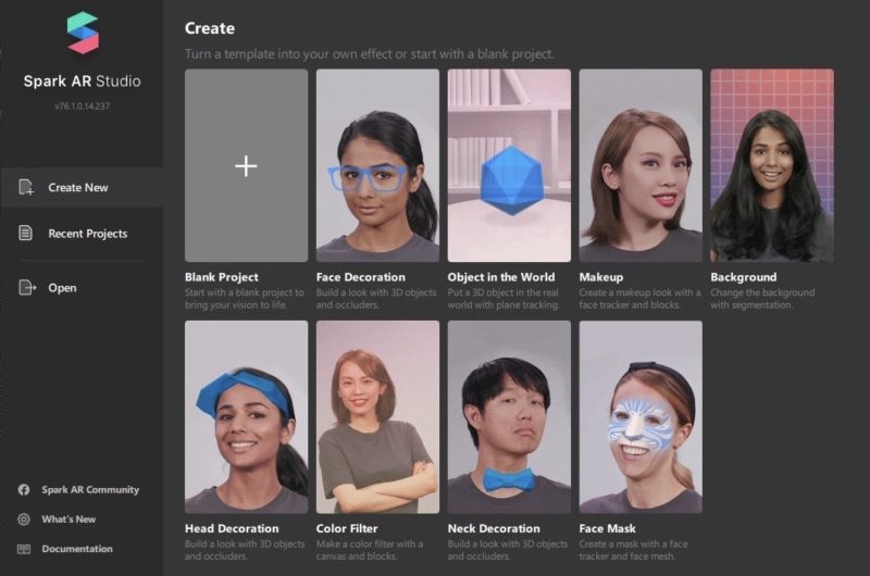 Spark AR rolled out new features Target Tracking / etc Instagram Businnes AR Effects Latest news Nov 2019