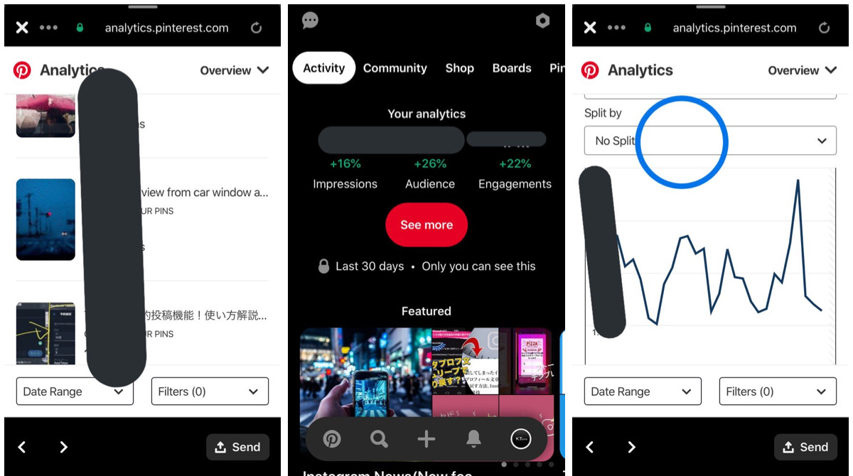 Pinterest launched Analytics for Business on mobile app.Pinterest new features/updates/changes Dec 2019