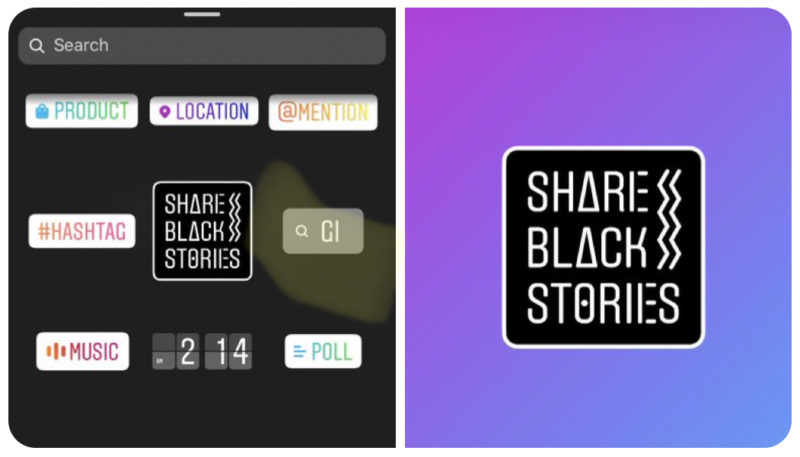 インスタグラム SHARE BLACK STORIES 新スタンプ公開!Instagramストーリーズ新機能アップデート最新ニュース 2020年6月10日