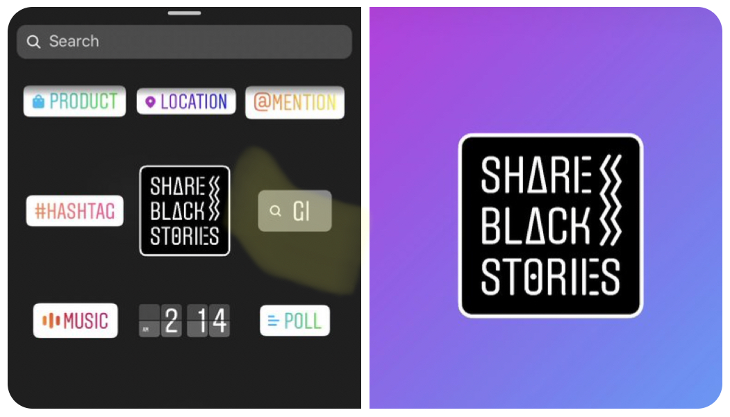 インスタグラム SHARE BLACK STORIES 新スタンプ公開！Instagramストーリーズ新機能アップデート最新ニュース 2020年6月10日