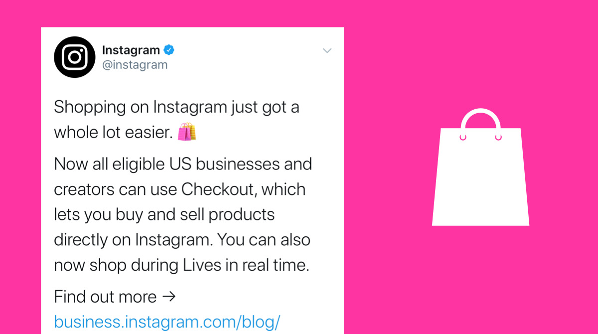 Instagramチェックアウト、全米のビジネス/クリエイター利用可能に。ライブ中の商品販売/購入も。インスタショッピング最新ニュース 2020年8月26日