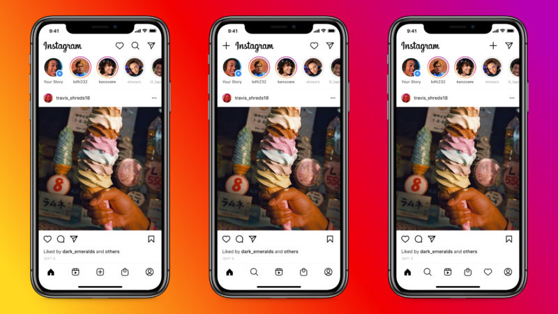 Instagram ショップとリール専用タブ追加 ホームデザイン変更テスト開始 いいね通知 検索発見 投稿ボタン上に移動 インスタグラム最新ニュース 年9月 Koukichi T