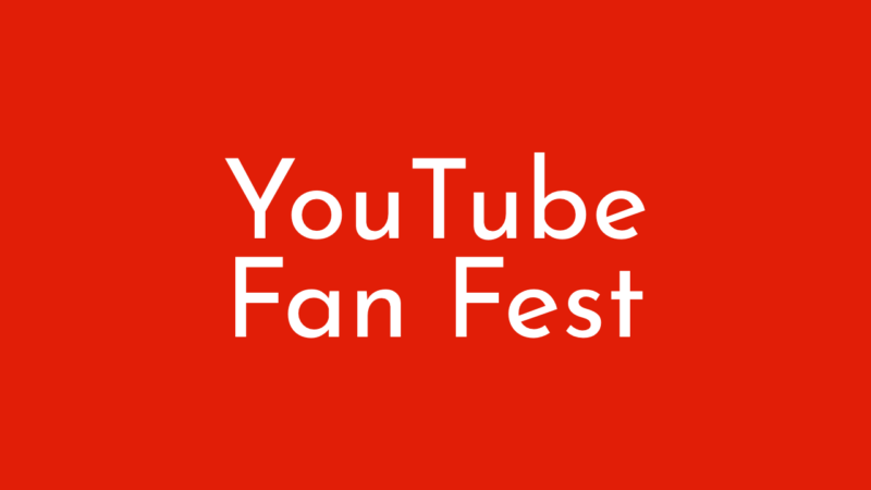 YouTube Fan Fest 2020本日10月11日オンライン開催!YouTube最新情報 2020