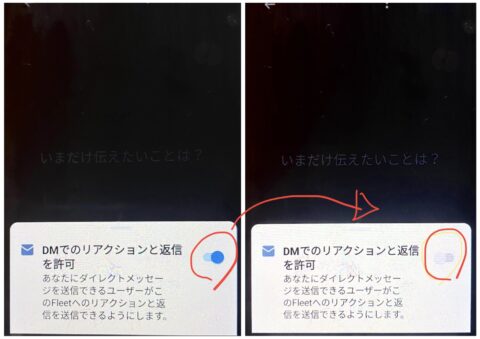 TwitterフリートへのDMメッセージ/絵文字送信の無効化が可能に。「DMでのリアクションと返信を許可」「拒否」設定。ツイッター新機能/アップデート 2021年3月