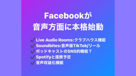 Facebookライブオーディオルームズが米でテスト開始。対クラハ/スペース 音声チャットルーム機能「Live Audio Rooms」最新ニュース 2021年6月